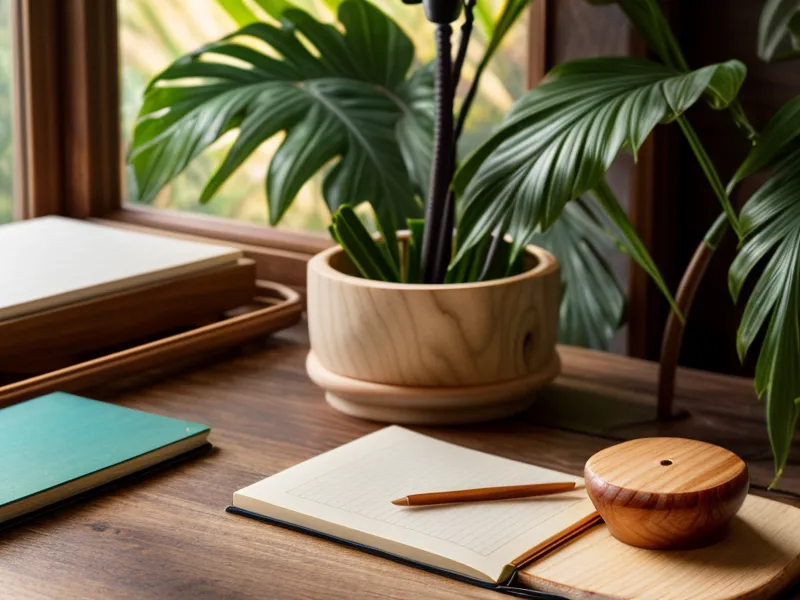 Escritorio de diseño freelance desde casa con chipa paraguaya y bocetos de diseño gráfico