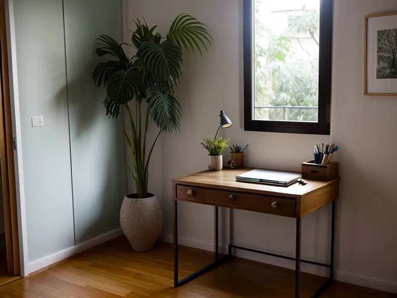 Diseñadora freelance revisando un proyecto en la laptop, un ejemplo de cómo gestionar expectativas del cliente con límites claros