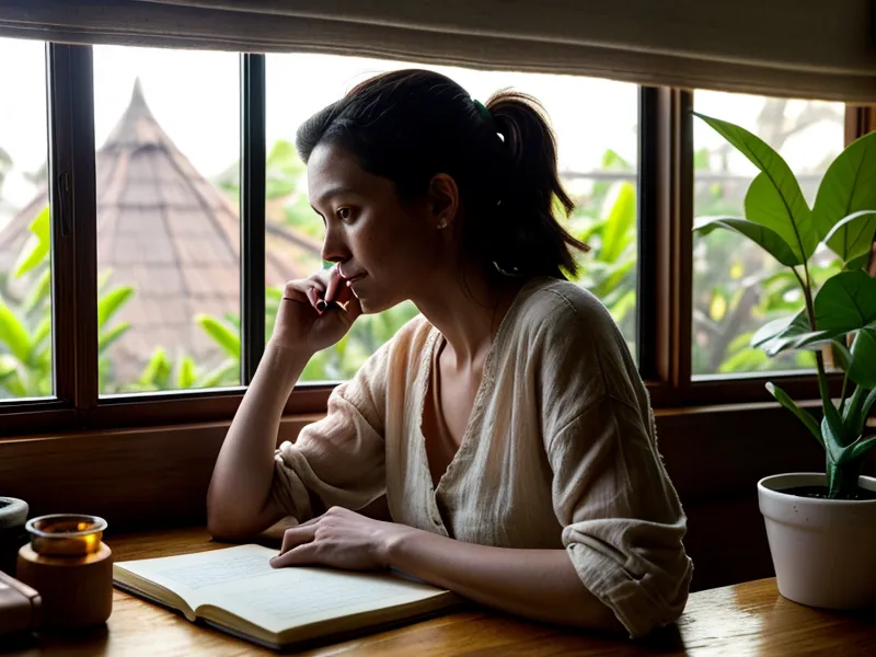Cuaderno con notas manuscritas sobre estándares de trabajo y bienestar laboral para diseñadoras freelance.